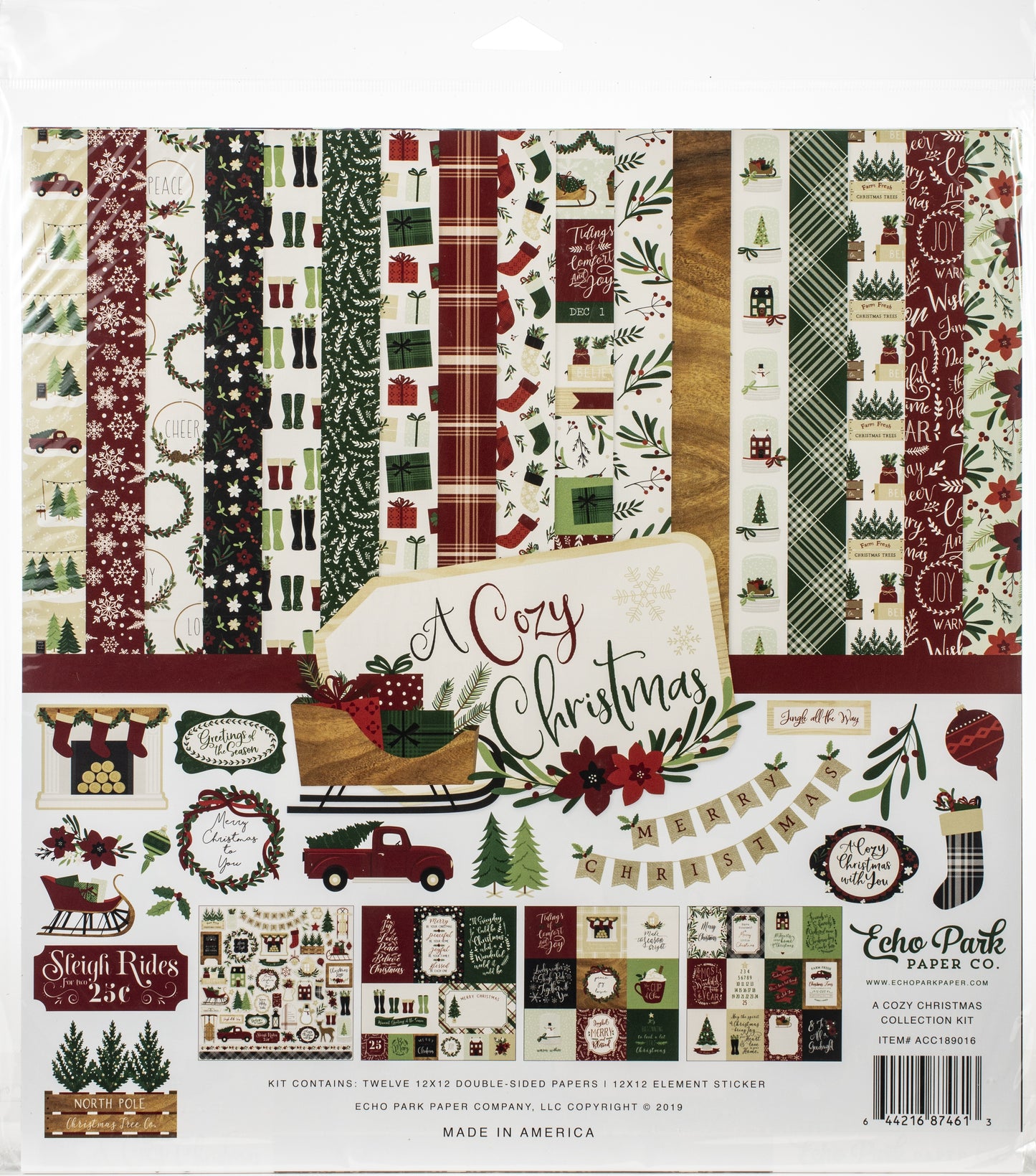 Echo Park Collection Kit 12"X12"-A Cozy Christmas