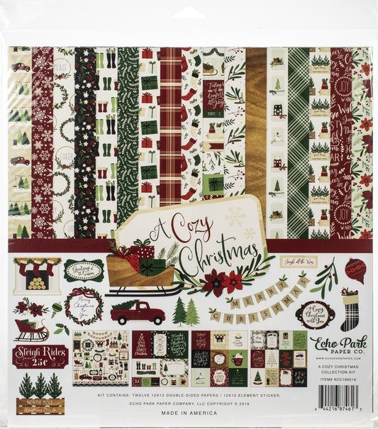 Echo Park Collection Kit 12"X12"-A Cozy Christmas