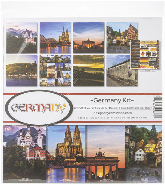 Reminisce Collection Kit 12"X12"-Germany
