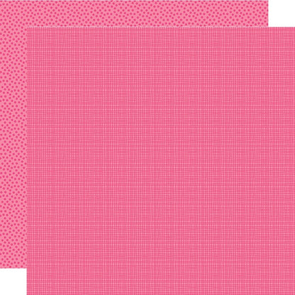 Bella Besties Graph/Dot Double-Sided Cardstock 12"X12"-Select Color