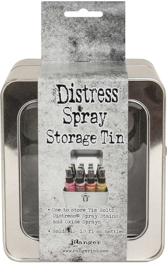 Tim Holtz Distress Oxide Spray Storage Tin-Holds 12