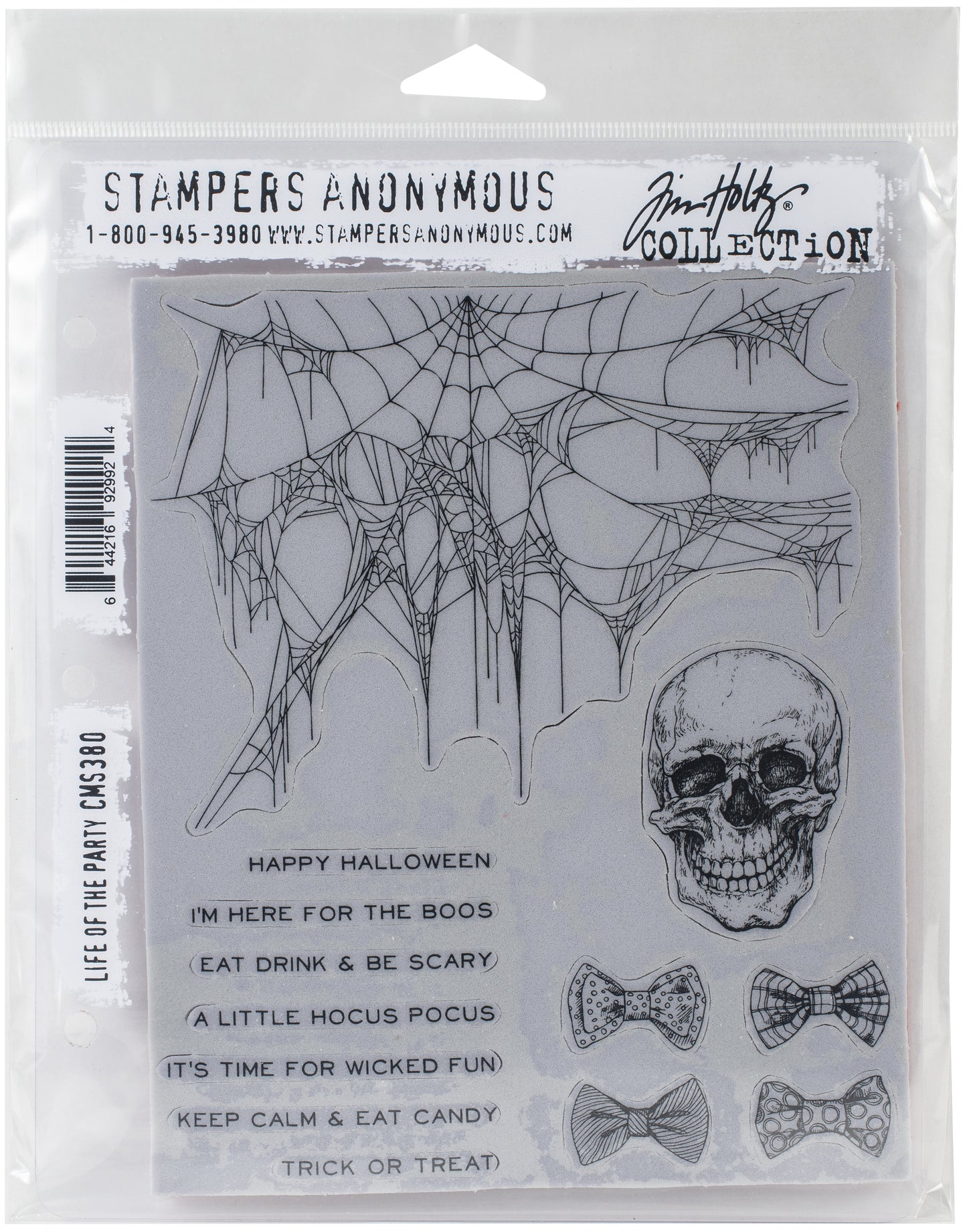 Tim Holtz Cling Stamps 7"X8.5"-