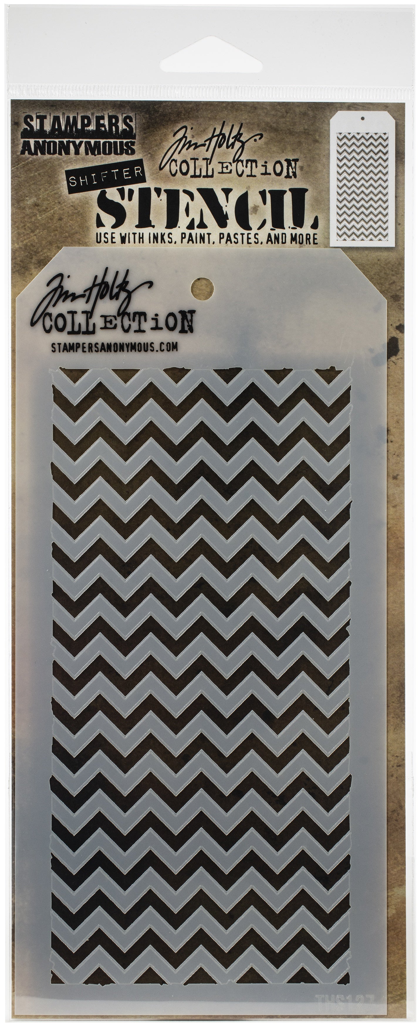 Tim Holtz Layered Stencil 4.125"X8.5"-