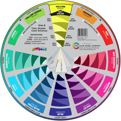 CMY Primary Mixing Wheel W/Workbook-