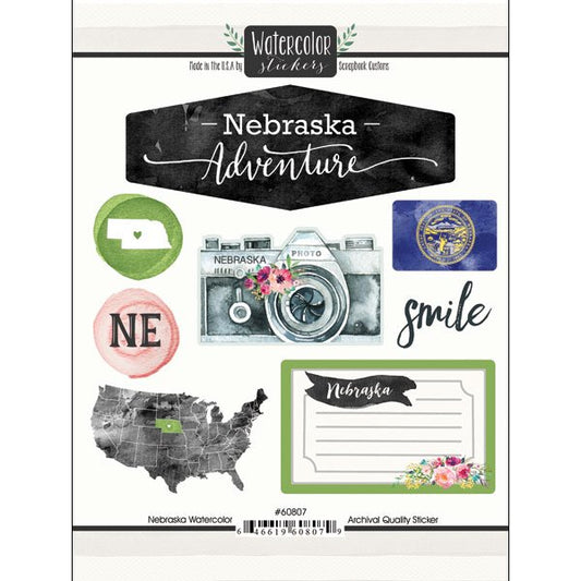 Nebraska Adventure Stickers