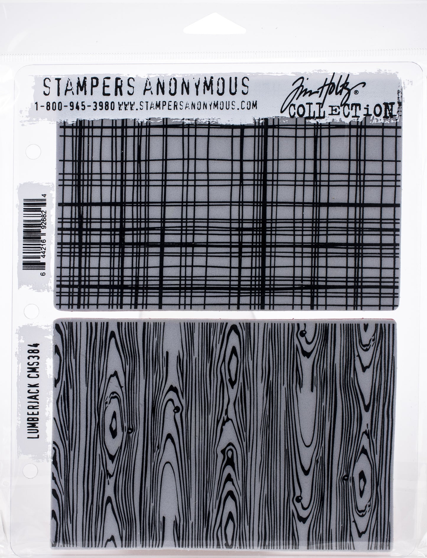 Tim Holtz Cling Stamps 7"X8.5"-