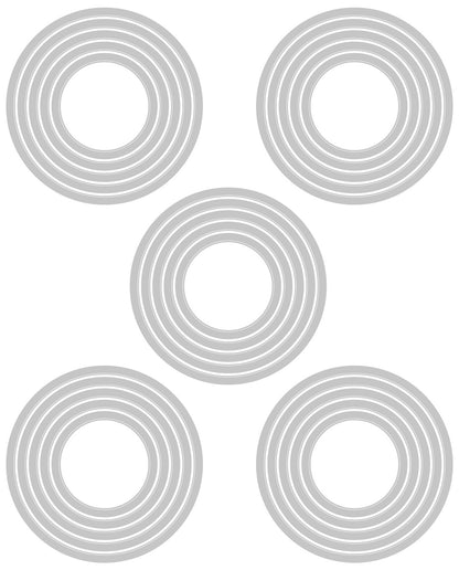 Sizzix Thinlits Dies By Tim Holtz-Stacked Circles