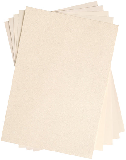 Sizzix Surfacez Opulent Cardstock Pack 8"X11.5" 50/Pkg-Ivory