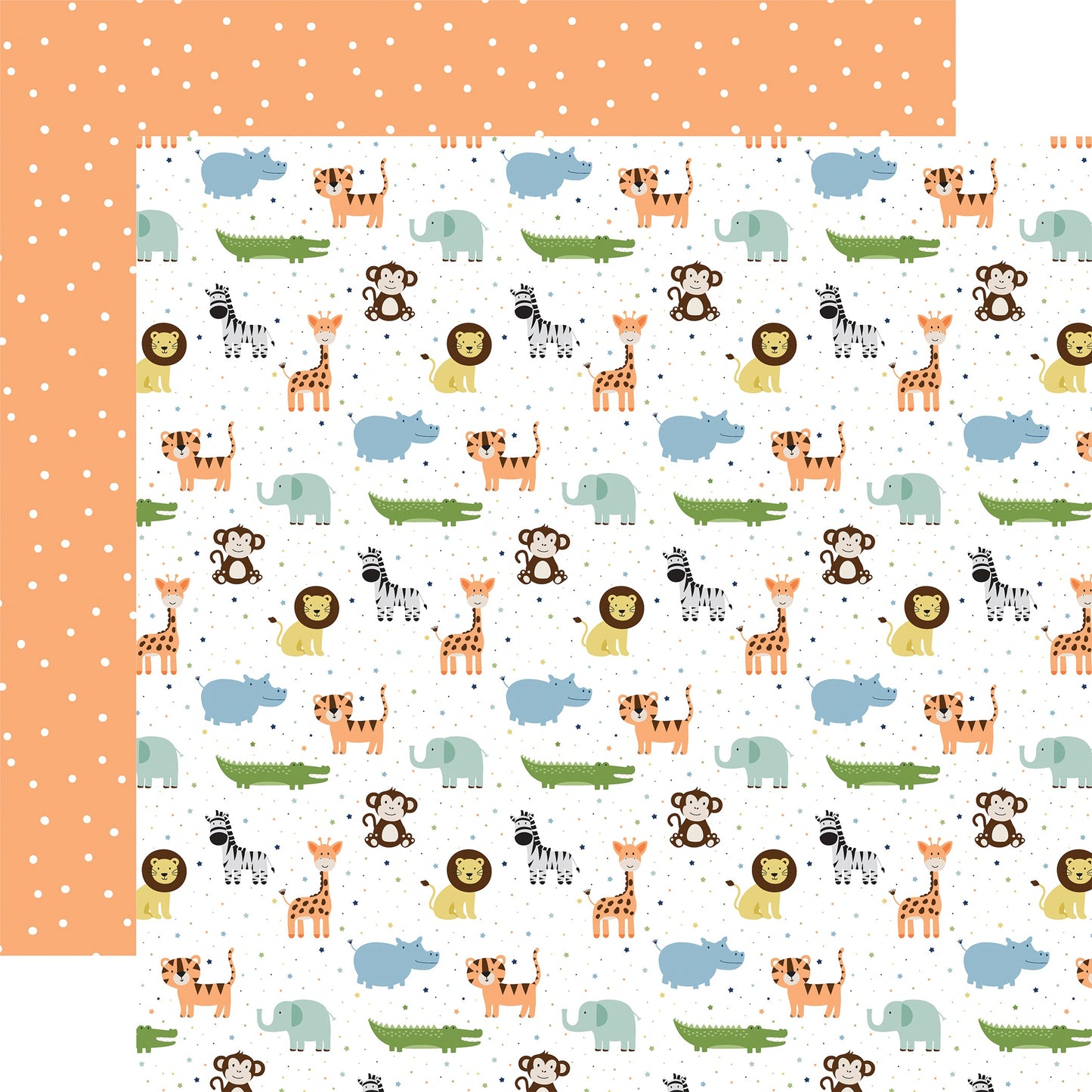 Baby Boy Double-Sided Cardstock 12"X12"-Newborn Plaid