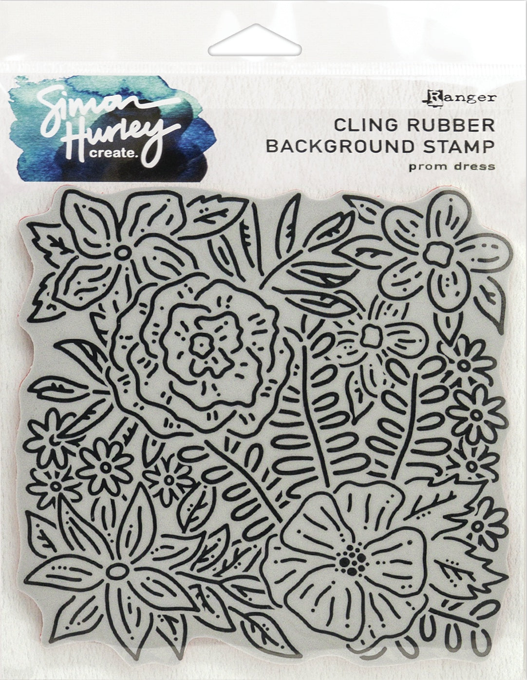 Simon Hurley create. Cling Stamps 6"X6"-