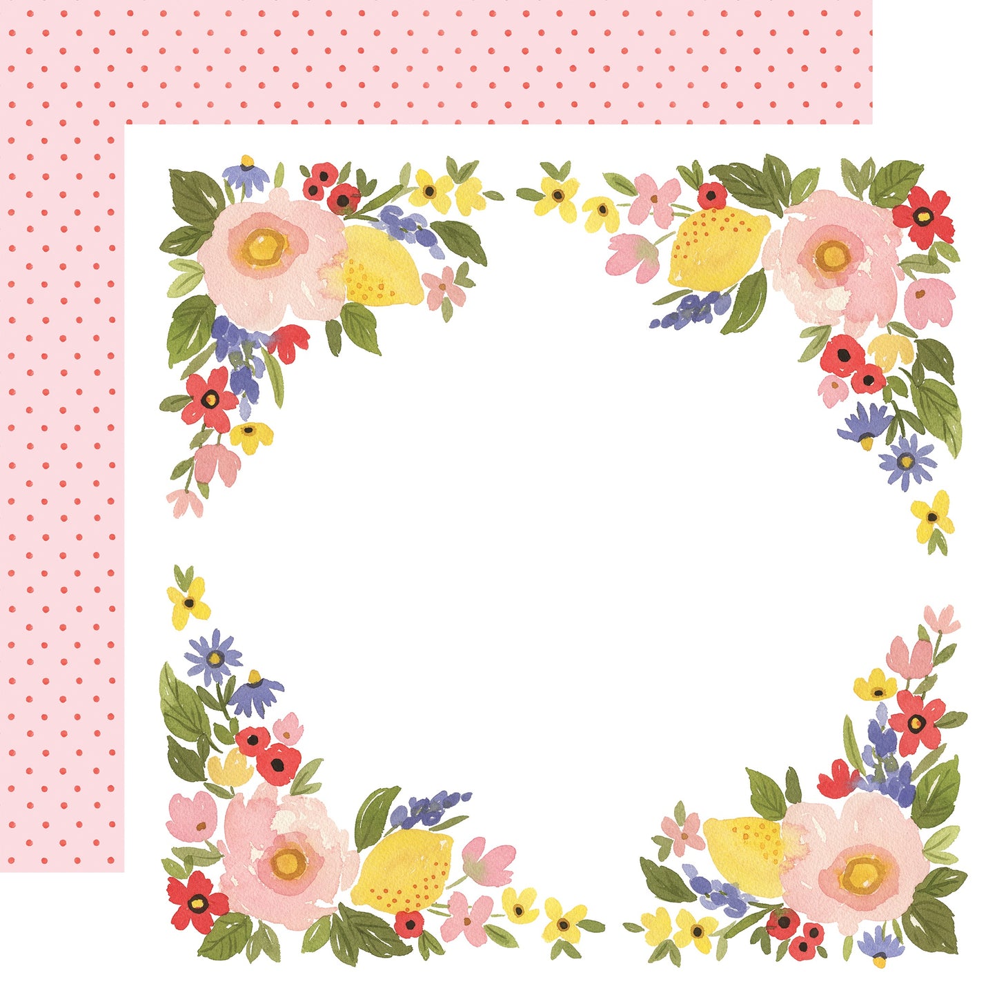 Oh Happy Day Spring Double-Sided Cardstock 12"X12"-Happy Alphabet