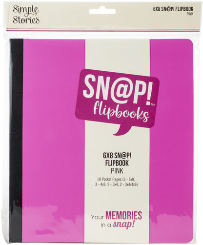 Simple Stories Sn@p! Flipbook 6"X8"-