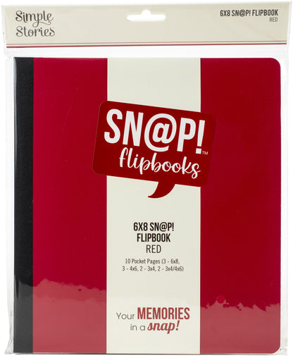 Simple Stories Sn@p! Flipbook 6"X8"-