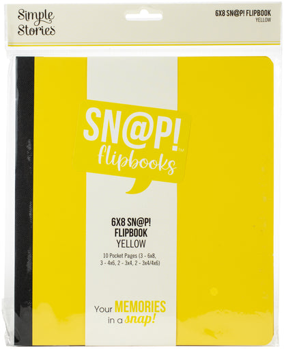 Simple Stories Sn@p! Flipbook 6"X8"-