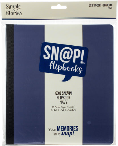 Simple Stories Sn@p! Flipbook 6"X8"-