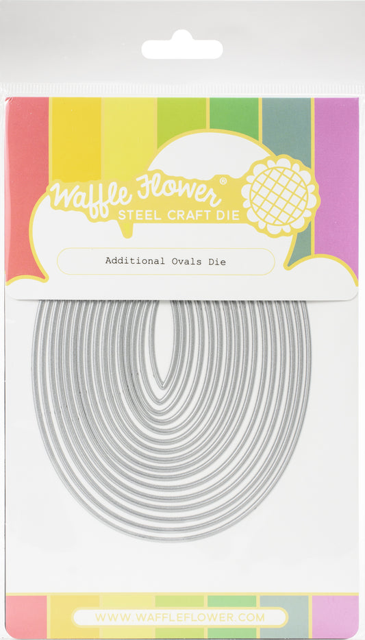 Waffle Flower Die-Additional Ovals