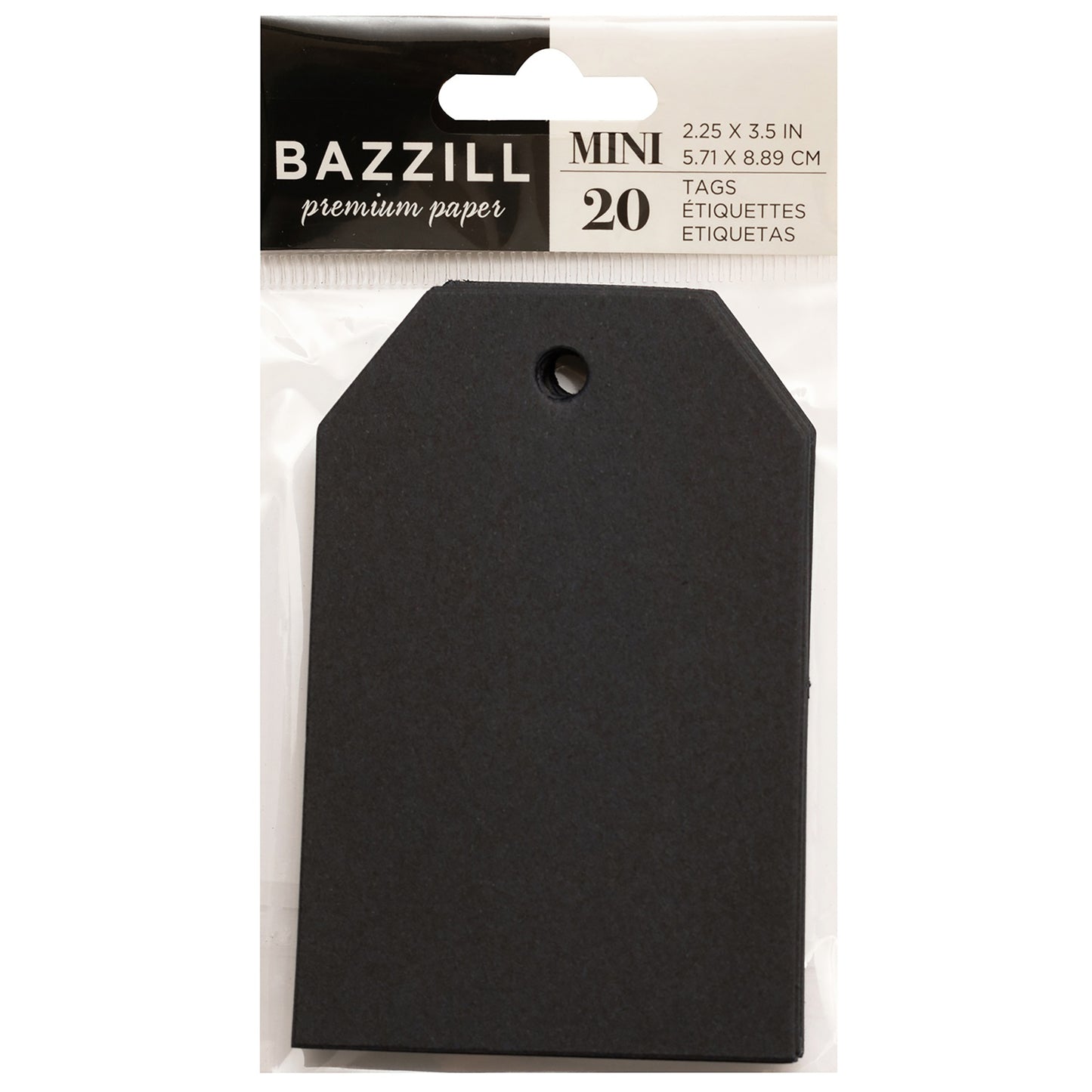 Bazzill Mini Tags 2.25"X3.5" 20/Pkg - Select Style