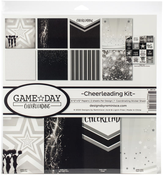 Reminisce Collection Kit 12"X12"-Game Day: Cheerleading