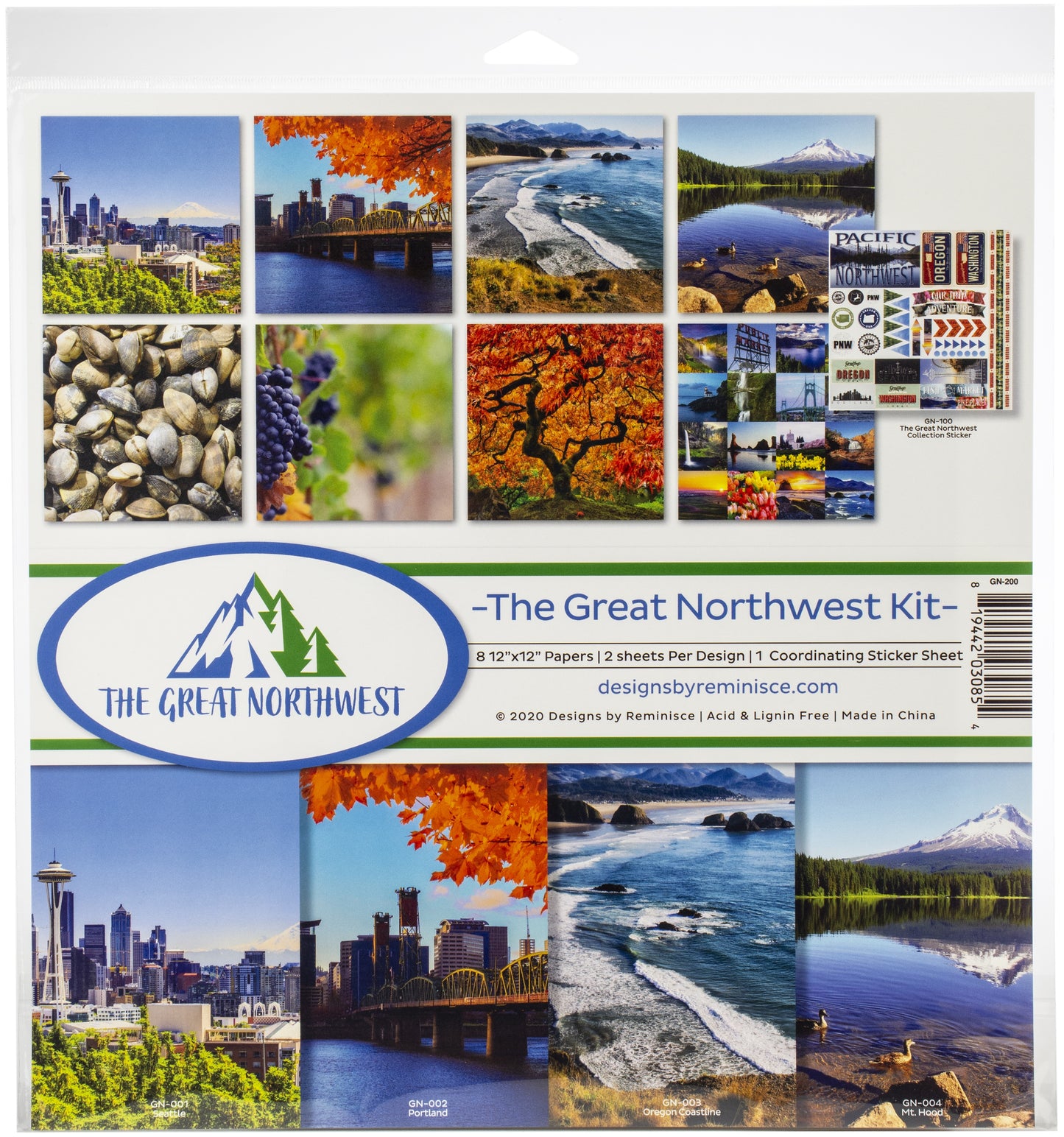 Reminisce Collection Kit 12"X12"-The Great Northwest