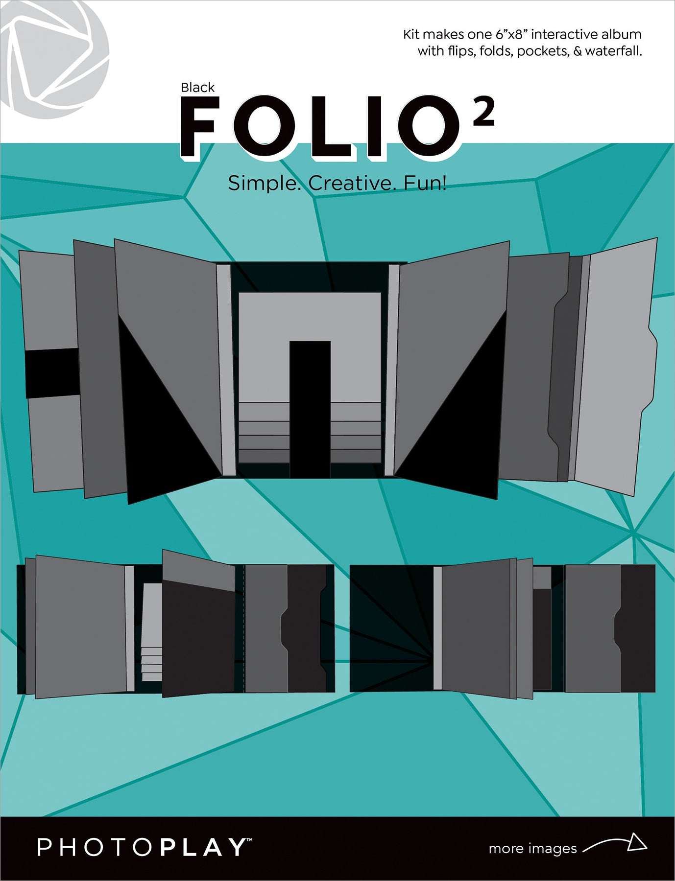Photoplay Folio 6"X8"-Black