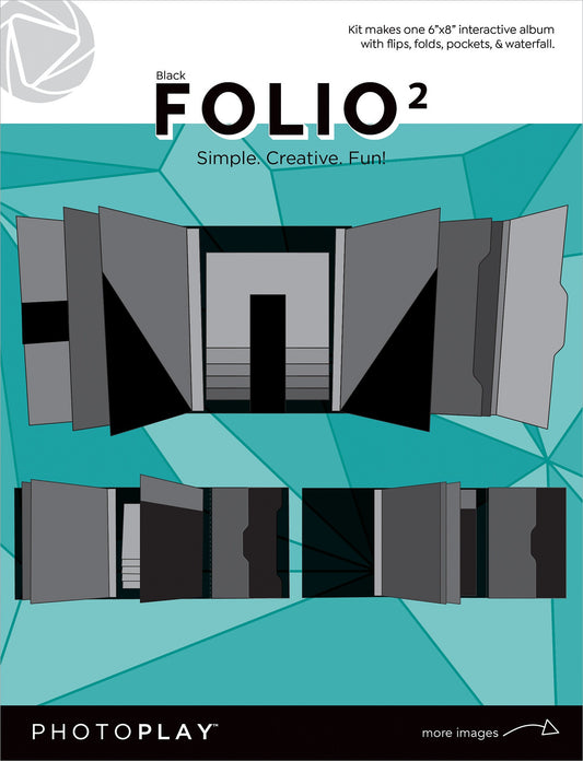 Photoplay Folio 6"X8"-Black