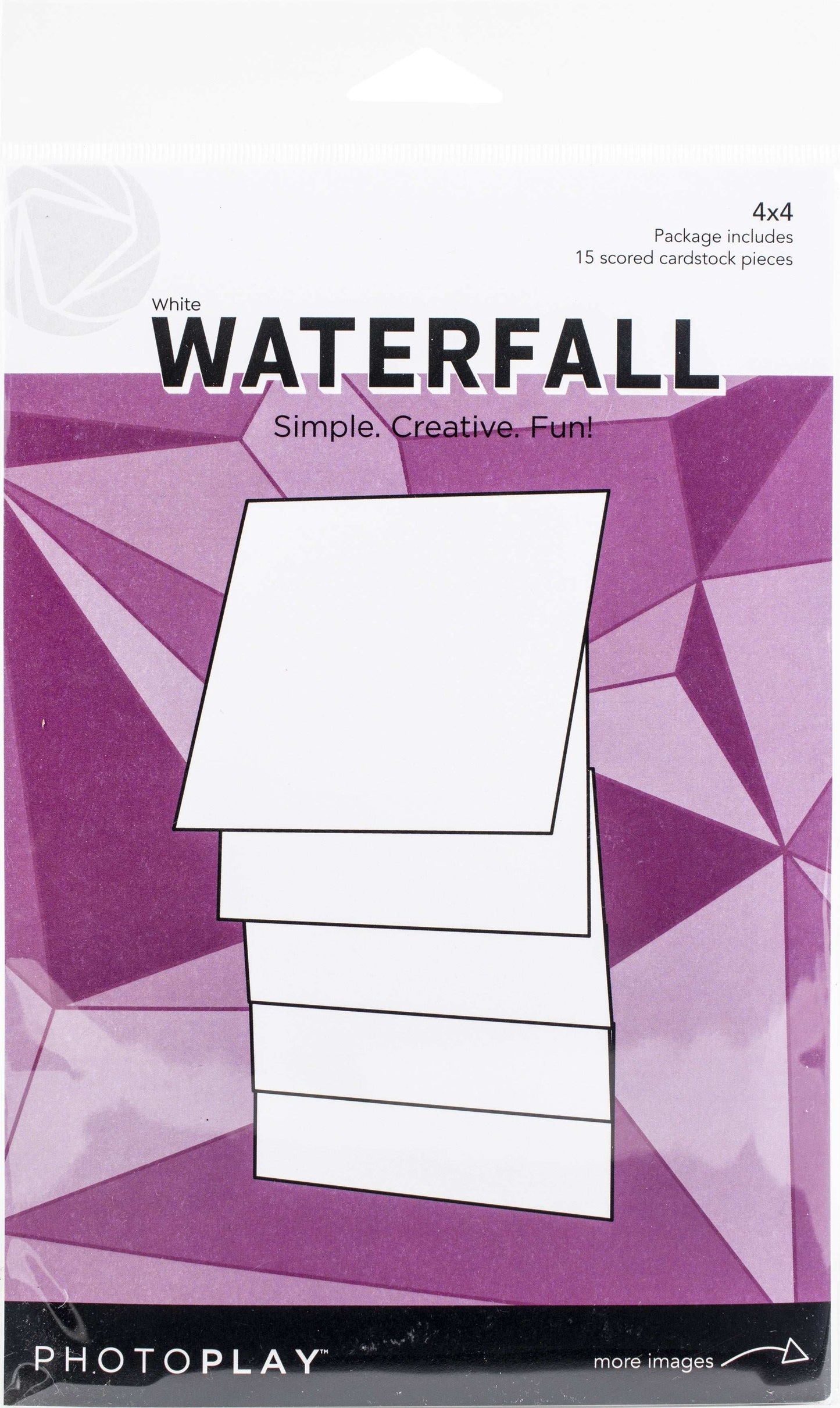 PhotoPlay Maker Series 4"x4" Manual-White Waterfall