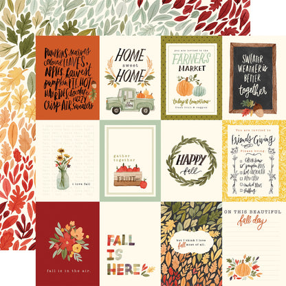 Hello Autumn Double-Sided Cardstock 12"X12"-