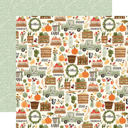 Hello Autumn Double-Sided Cardstock 12"X12"-