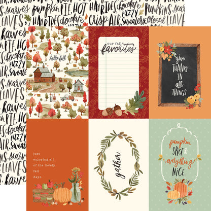 Hello Autumn Double-Sided Cardstock 12"X12"-