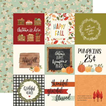 Hello Autumn Double-Sided Cardstock 12"X12"-