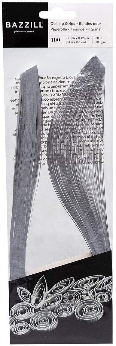 Bazzill Quilling Strip Paper Pack 100/Pkg-Select Style