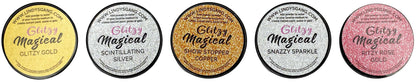 Lindy's Stamp Gang Flat Glitzy Magicals .25oz 5/Pkg-Glitzy Magicals