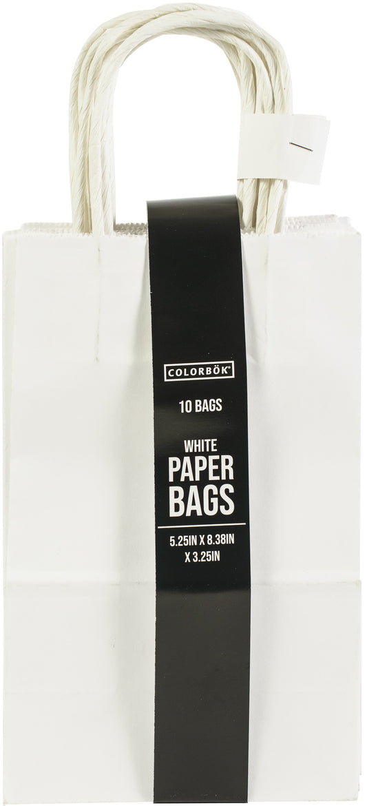 Small Craft Bags 12-3/4"x5-3/8" 10/Pkg-White