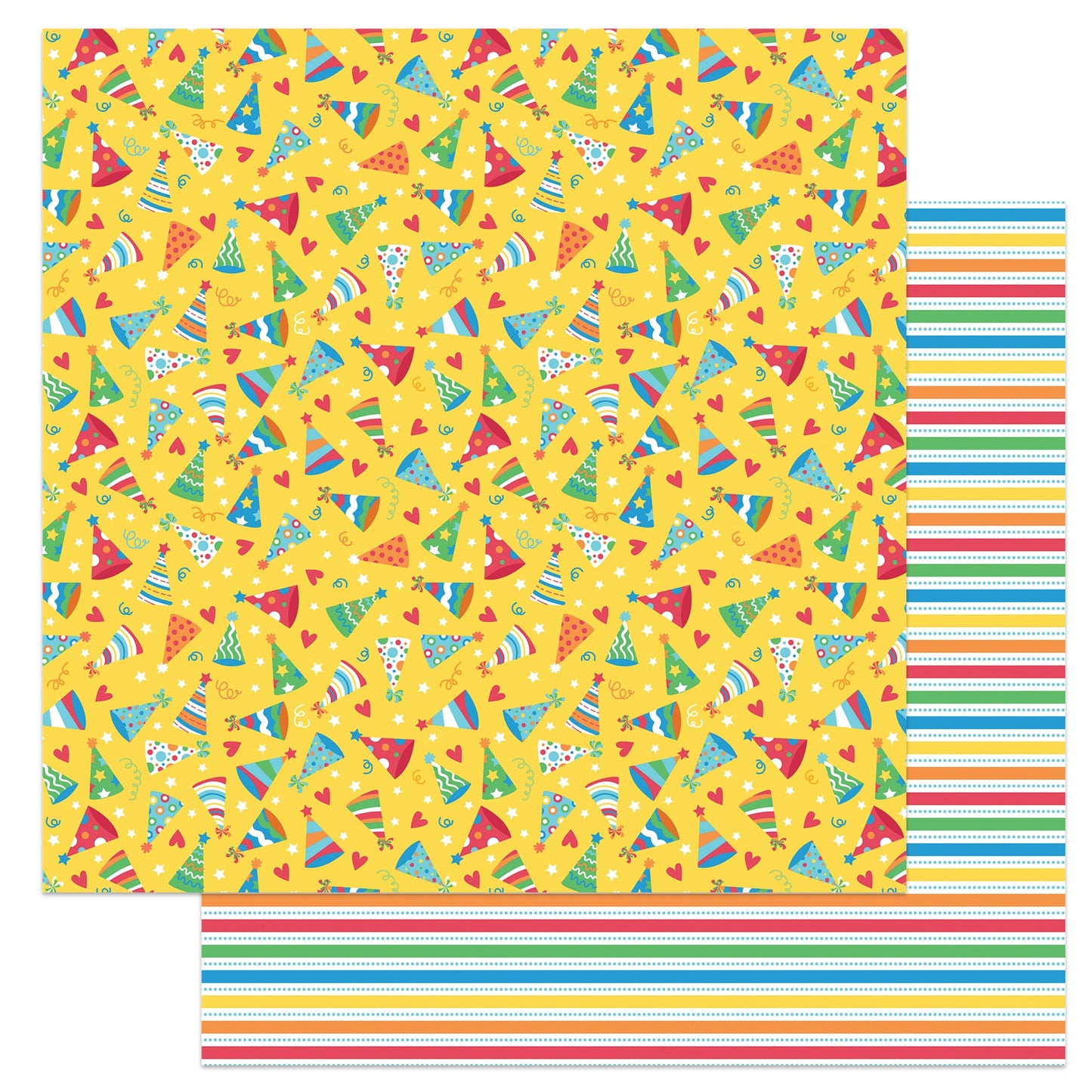 Norbert's Birthday Double-Sided Cardstock 12"X12"-Streamers