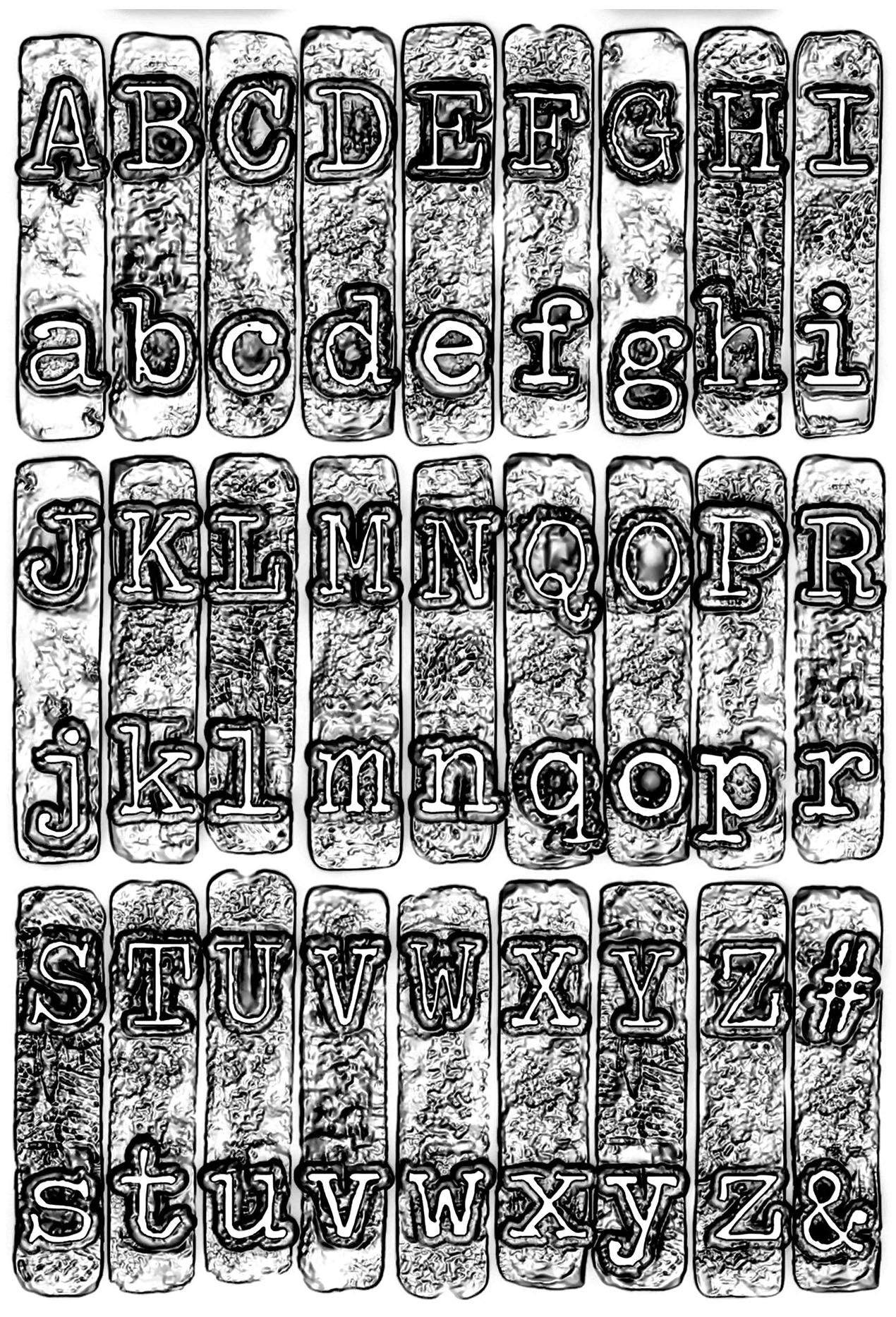 Sizzix 3D Texture Fades Embossing Folder By Tim Holtz-Typewriter