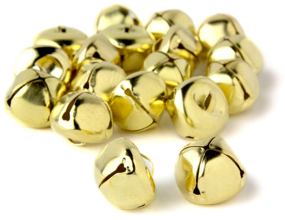 CousinDIY Jingle Bells 1" 18/Pkg-Gold