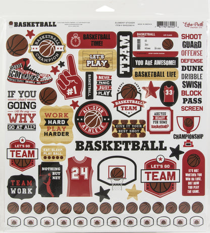 Echo Park Collection Kit 12"X12"-Basketball