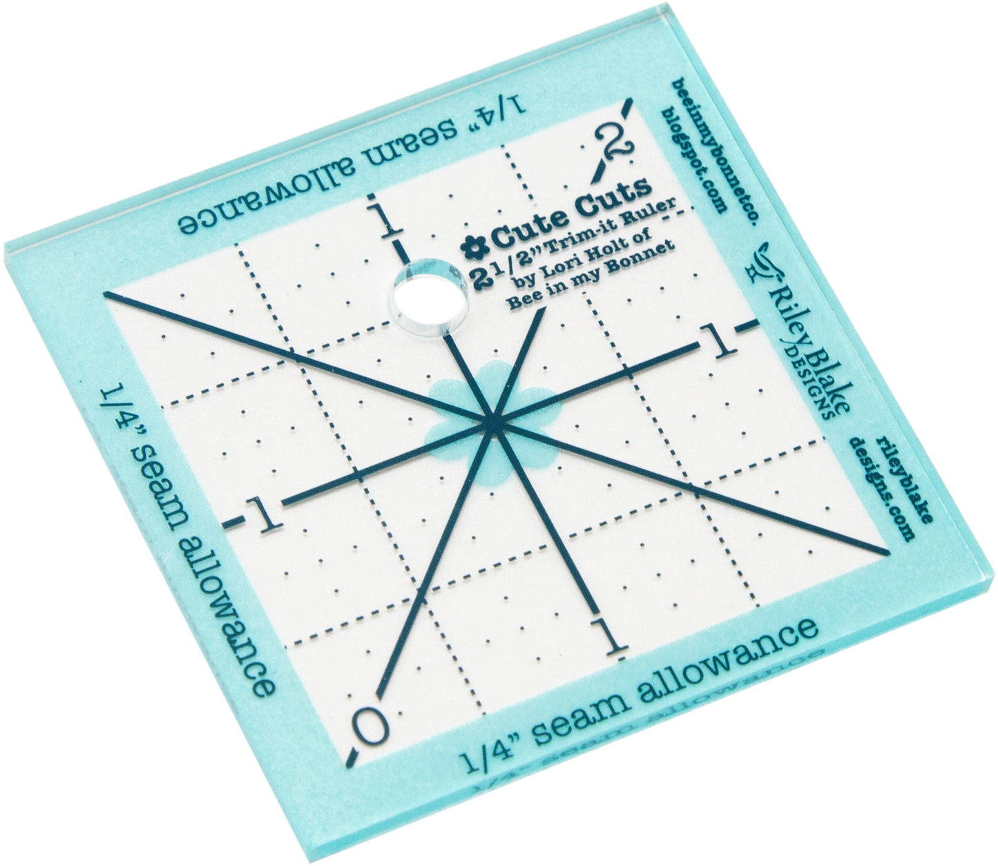 Riley Blake Trim It Square Ruler 2.5"-