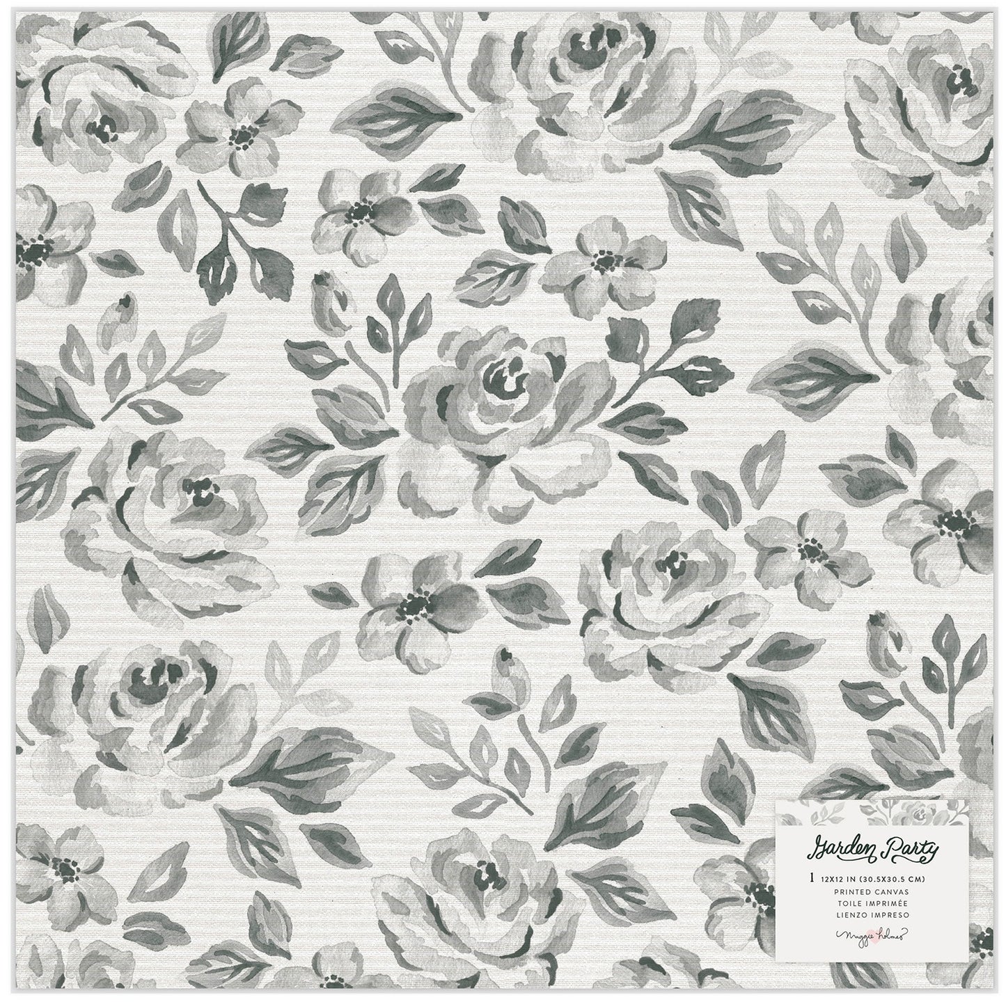 Maggie Holmes Garden Party Specialty Paper 12"X12"-Vellum Rose Bush