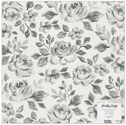 Maggie Holmes Garden Party Specialty Paper 12"X12"-Vellum Rose Bush