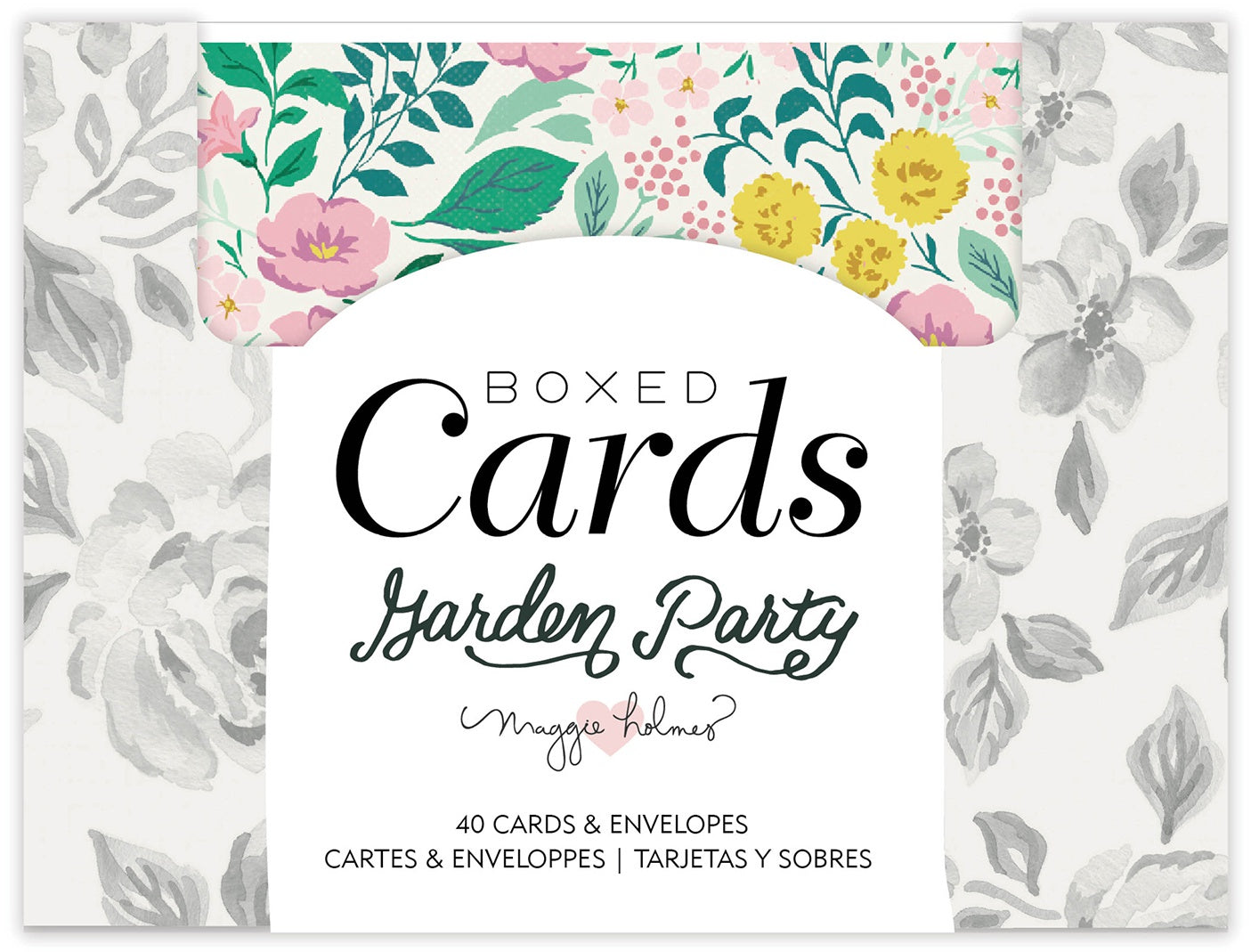 American Crafts A2 Cards W/Envelopes (4.375"X5.75") 40/Box-Maggie Holmes Garden Party