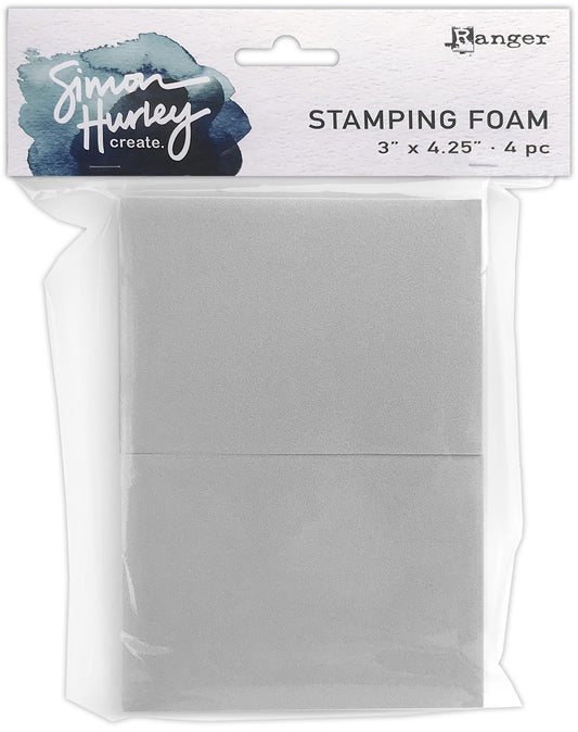 Simon Hurley create. Stamping Foam 3"X4.25" 4/Pkg-