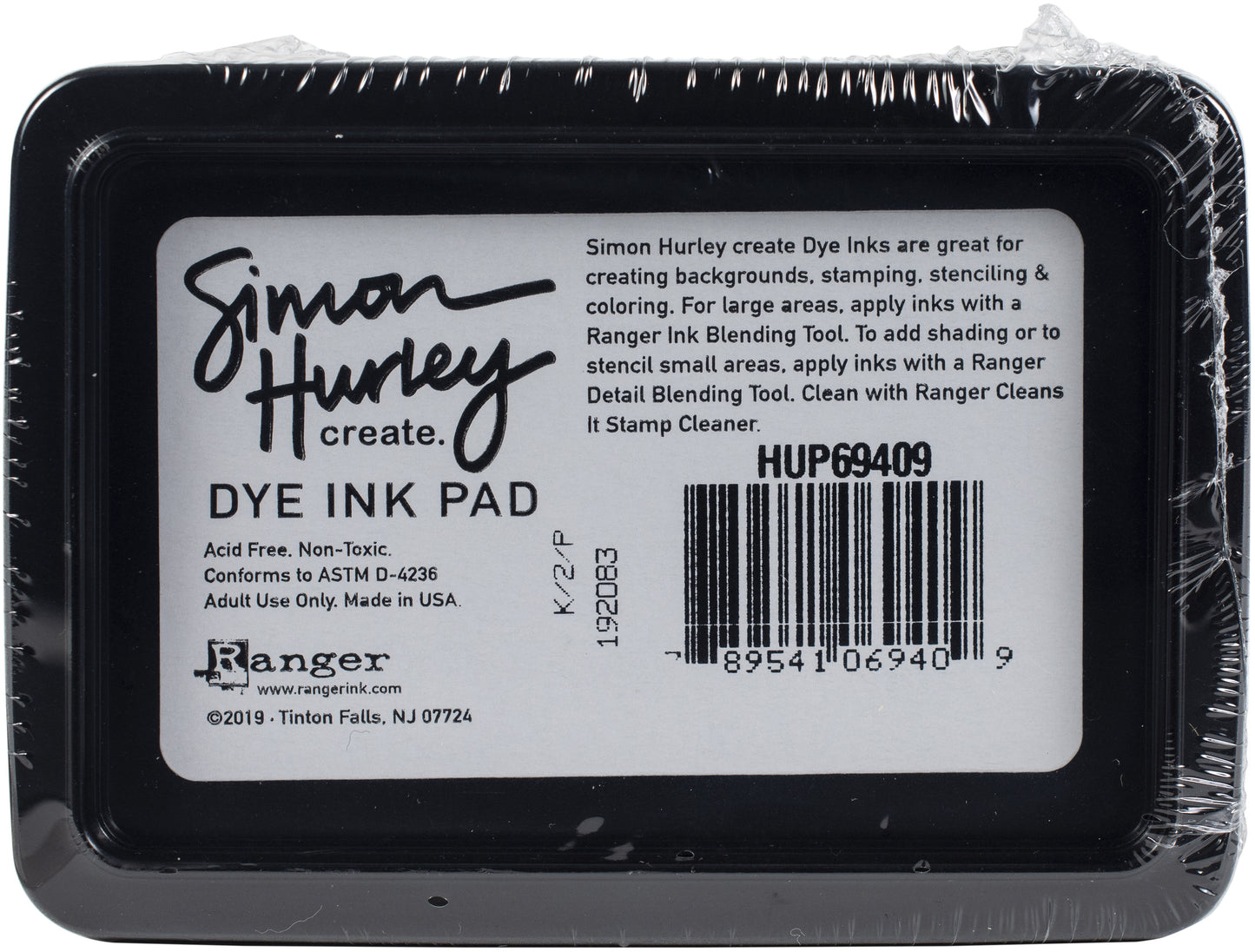 Simon Hurley create. Dye Ink Pad-Select Color