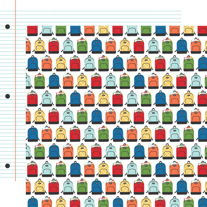 I Love School Double-Sided Cardstock 12"X12"-School Days