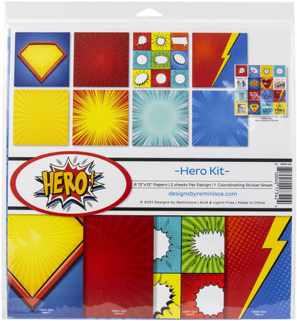 Reminisce Collection Kit 12"X12"-Hero