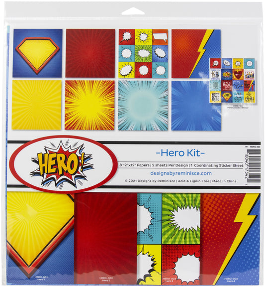 Reminisce Collection Kit 12"X12"-Hero