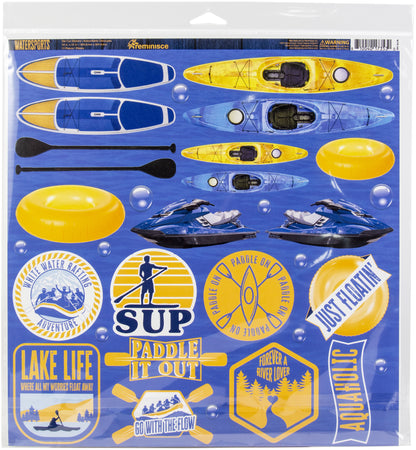 Reminisce Collection Kit 12"X12"-Watersports