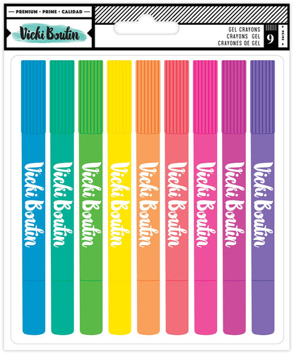 Vicki Boutin Mixed Media Gel Crayons 9/Pkg-Multicolor