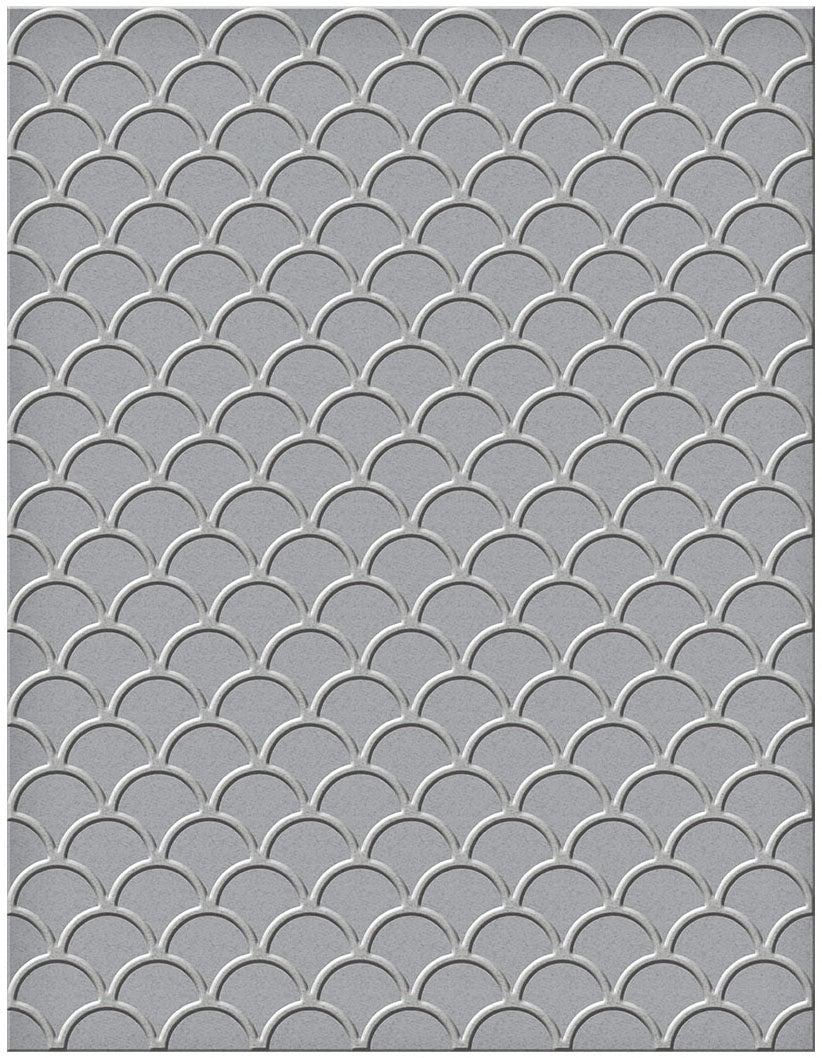 Spellbinders Embossing Folder-Scallops