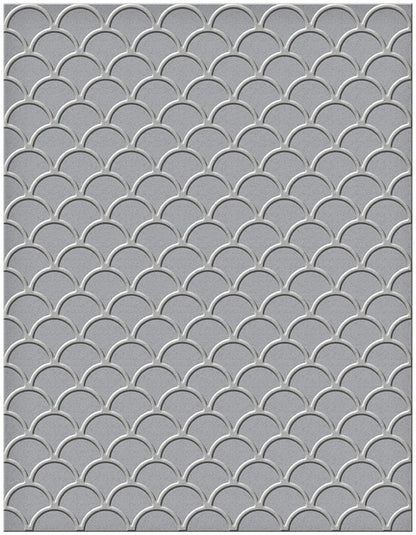 Spellbinders Embossing Folder-Scallops